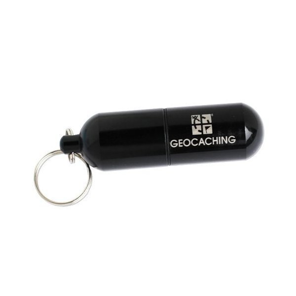 Official Micro Cache Container, Black Bison XL Capsule, 8.5 cm