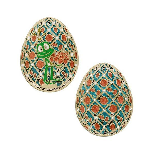 Signal the Frog Faberge Egg Geocoin