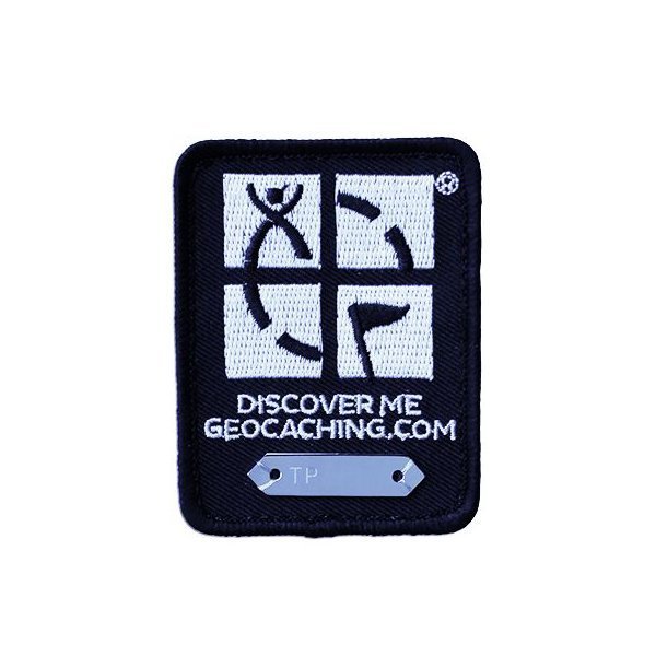 Geocaching Trackable Patch, 8 x 6 cm
