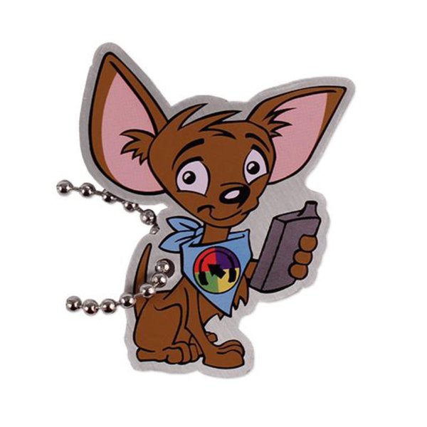 Cachekinz Trackable Tag, Charlie the Podcacher Chihuahua