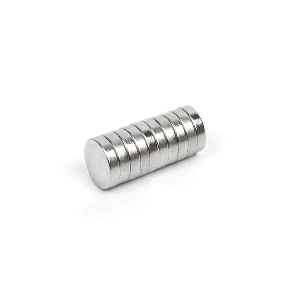 Pyöreä magneetti (8 x 2 mm), 10 kpl