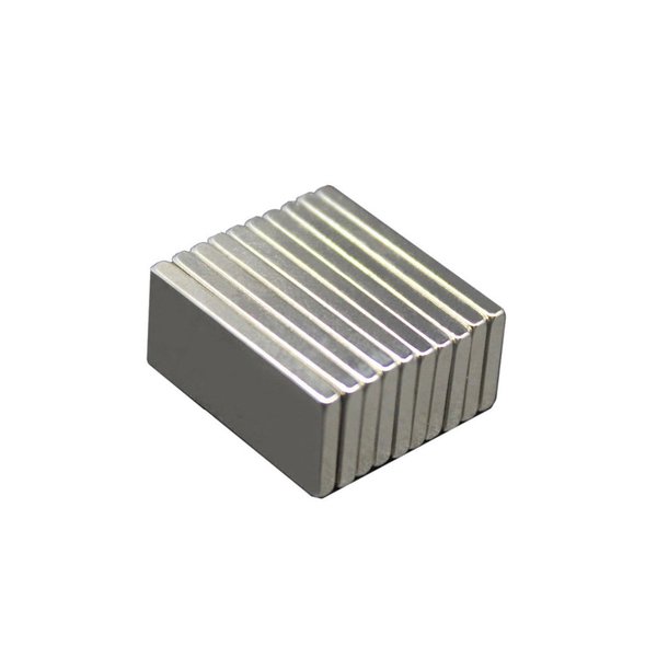 Neliskulmainen magneetti (20 x 10 x 2 mm), 10 kpl